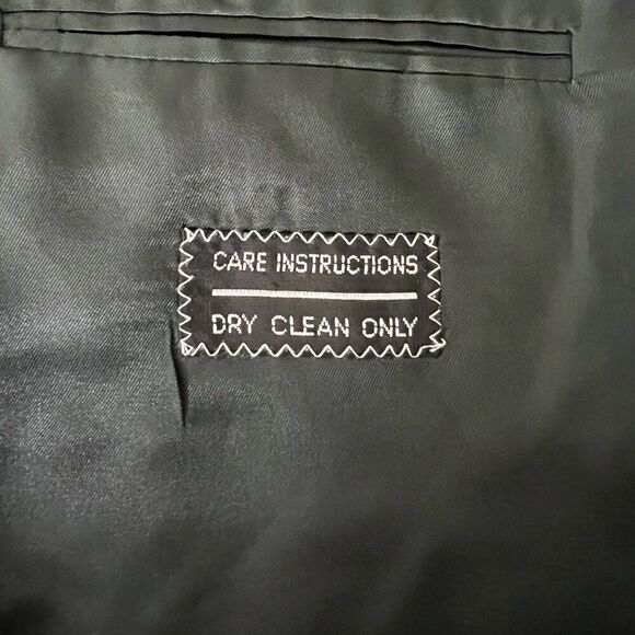 Mani Mens Blazer Size 41 Regular Made In Italy Bullock's Men's Store Wool Black - Picture 11 of 14